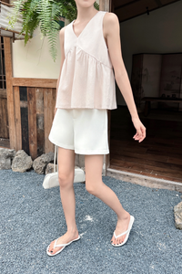 With Love Sleeveless Blouse Powder Pink (Backorder)