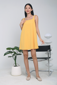 Yina Strappy Dress Yellow