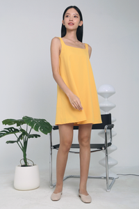 Yina Strappy Dress Yellow