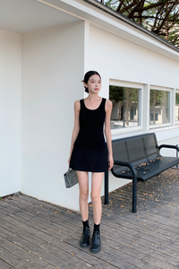 After Hours Skorts Black