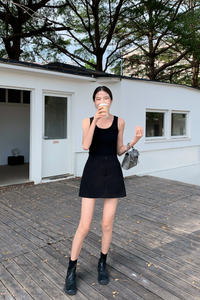 After Hours Skorts Black