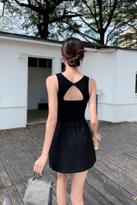 After Hours Skorts Black