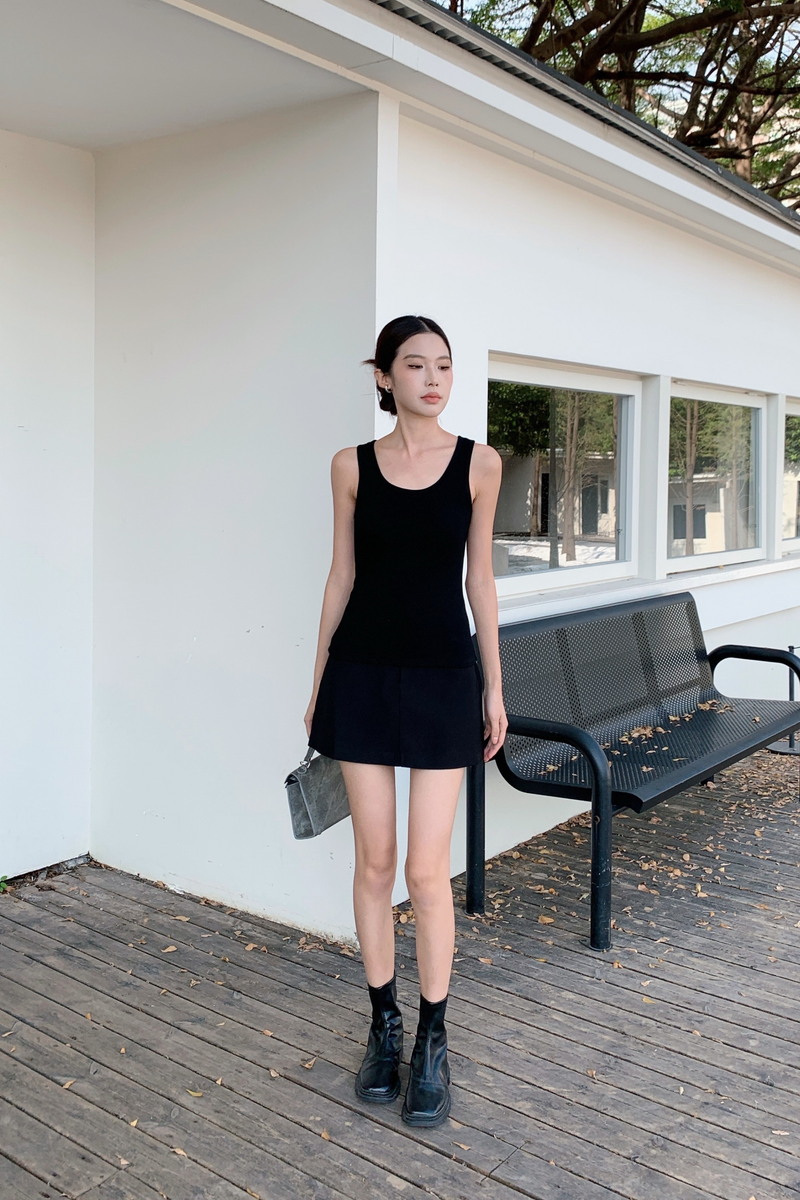 After Hours Skorts Black