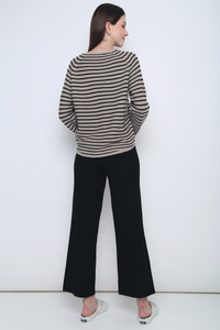 All In Knit Slacks Black