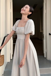 Annelise Princess Core Midaxi Dress Linen