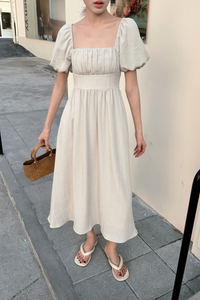 Annelise Princess Core Midaxi Dress Linen