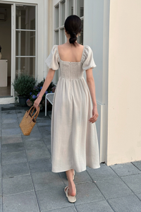Annelise Princess Core Midaxi Dress Linen