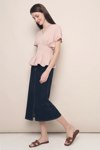 Anya Kimono Blouse Pink