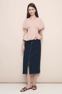 Anya Kimono Blouse Pink