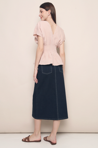 Anya Kimono Blouse Pink
