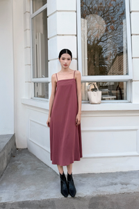 Ashbourne Strappy Tent Dress Red