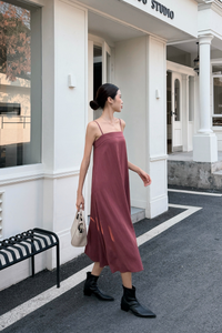 Ashbourne Strappy Tent Dress Red