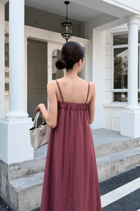 Ashbourne Strappy Tent Dress Red