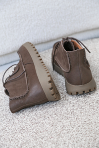 Atlas Ankle Leather Boots Brown (Backorder)
