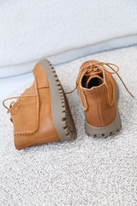 Atlas Ankle Leather Boots Camel (Backorder)