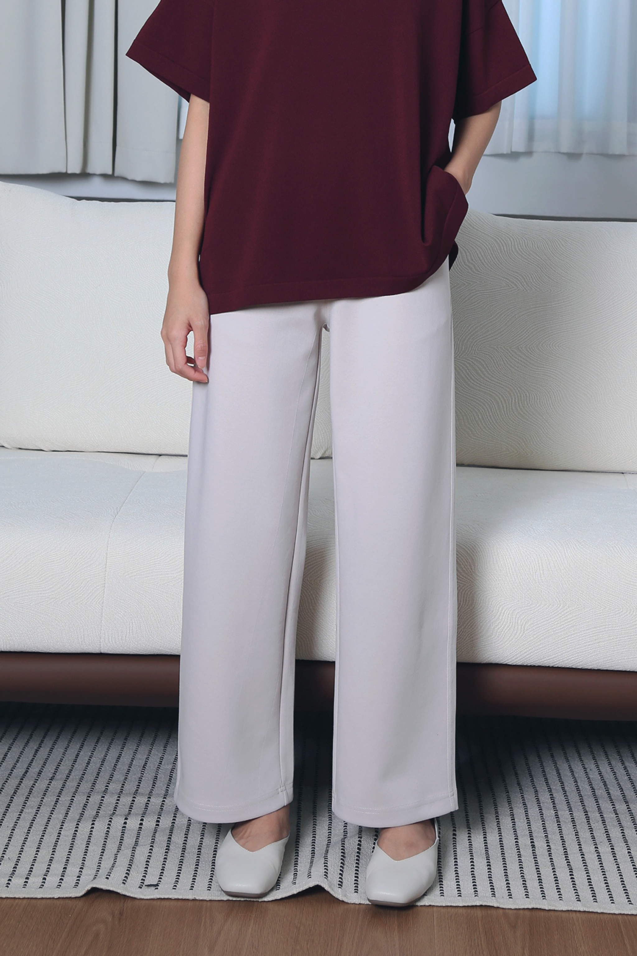 Avalon V2 Straight Leg Slacks Beige (Backorder)