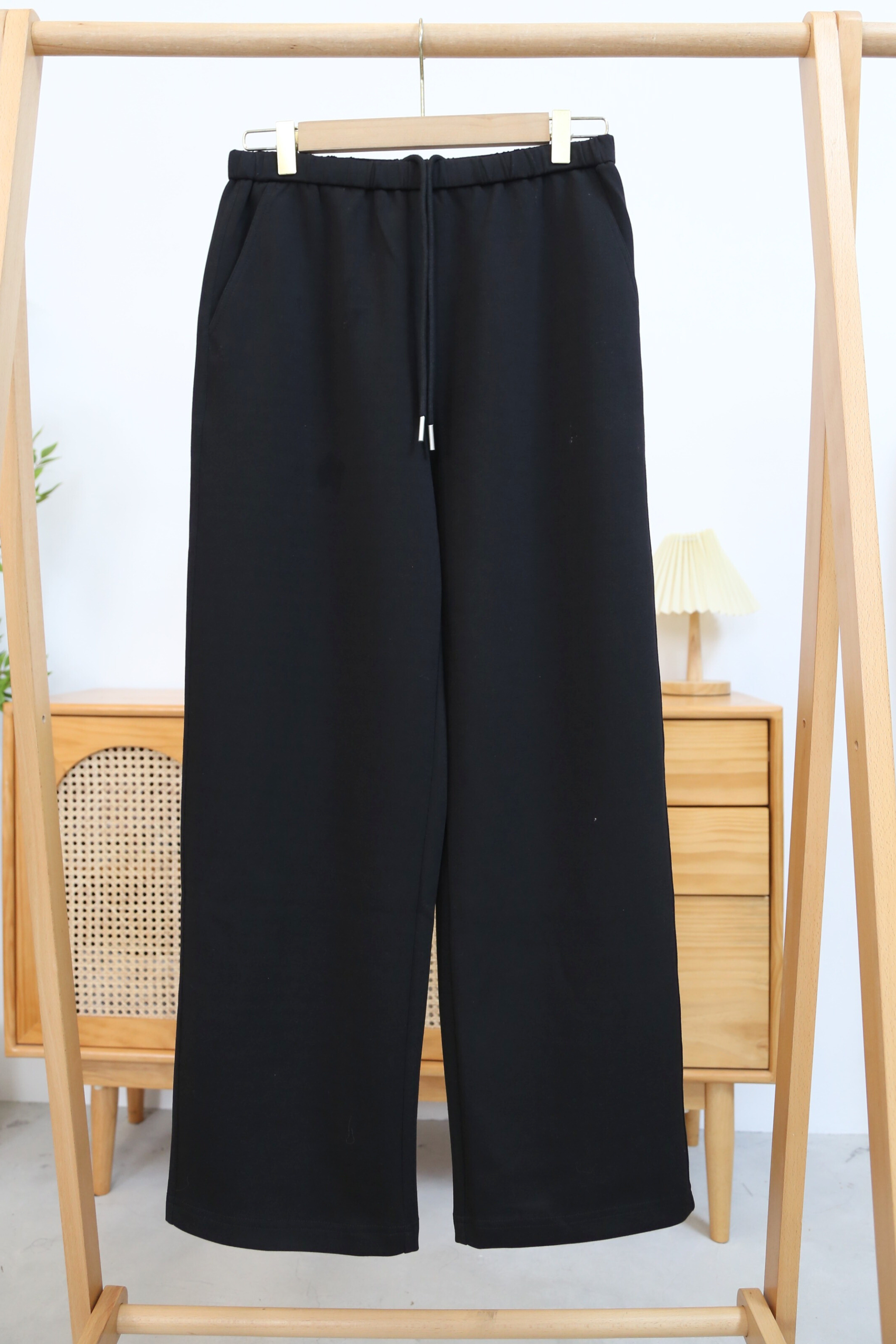 Avalon V2 Straight Leg Slacks Black (Backorder)