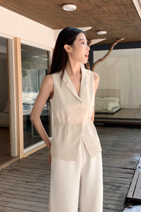 Axis Waistline Vest Top Ivory