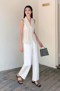 Axis Waistline Vest Top Ivory