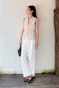 Axis Waistline Vest Top Ivory