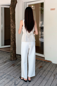 Axis Waistline Vest Top Ivory