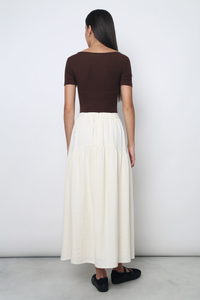 Monet Sleeved Bodysuit Brown