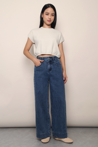 Bam Bam Cropped Knit Cream