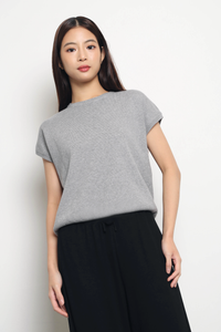 Bare Form Knit Blouse Grey (Backorder)