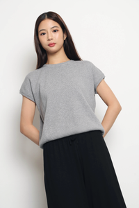 Bare Form Knit Blouse Grey (Backorder)