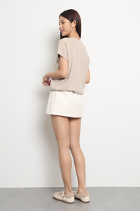 Bare Form Knit Blouse Cream (Backorder)