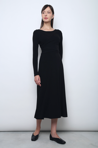 Bellina Wrap Cardigan Top Black