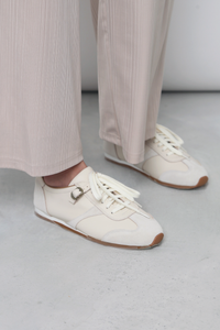 Berkeley Mary Jane Leather Walker Off White