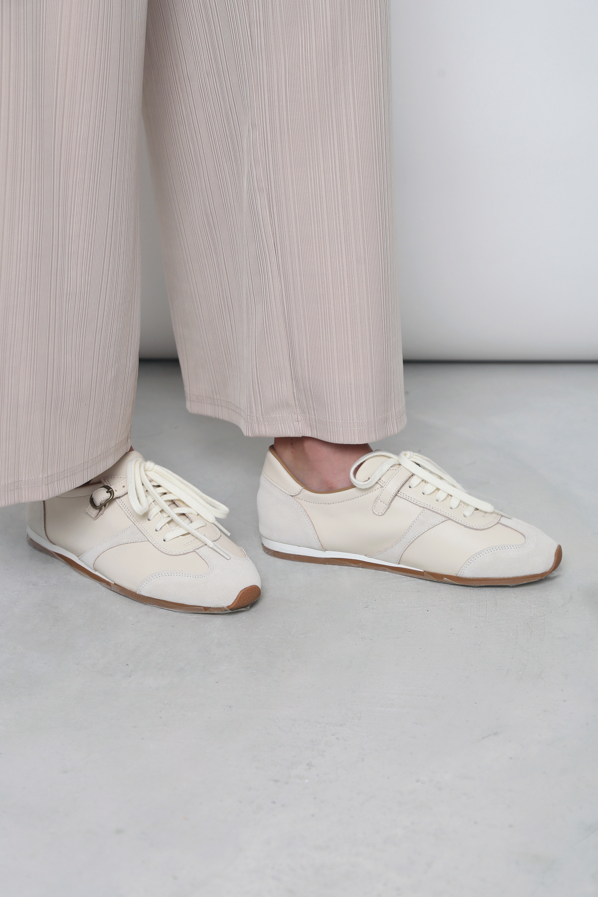 Berkeley Mary Jane Leather Walker Off White