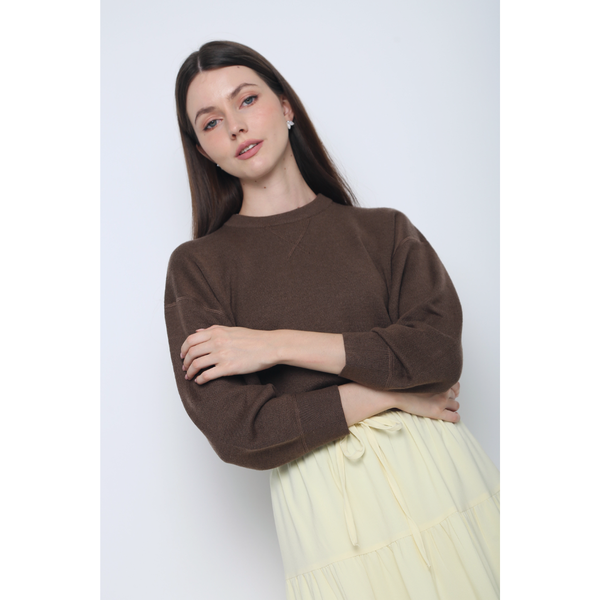 Camden Soft Knit Sweater Brownie