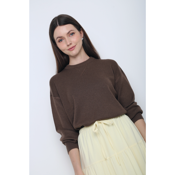 Camden Soft Knit Sweater Brownie