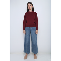 Camden Soft Knit Sweater Crimson