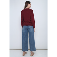 Camden Soft Knit Sweater Crimson