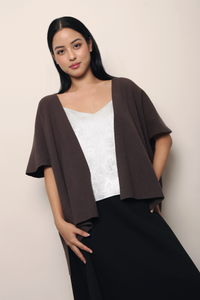 Chate V2 Drape Cardigan Brown (Restock III)