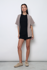 Chate V2 Drape Cardigan Taupe (Restock)