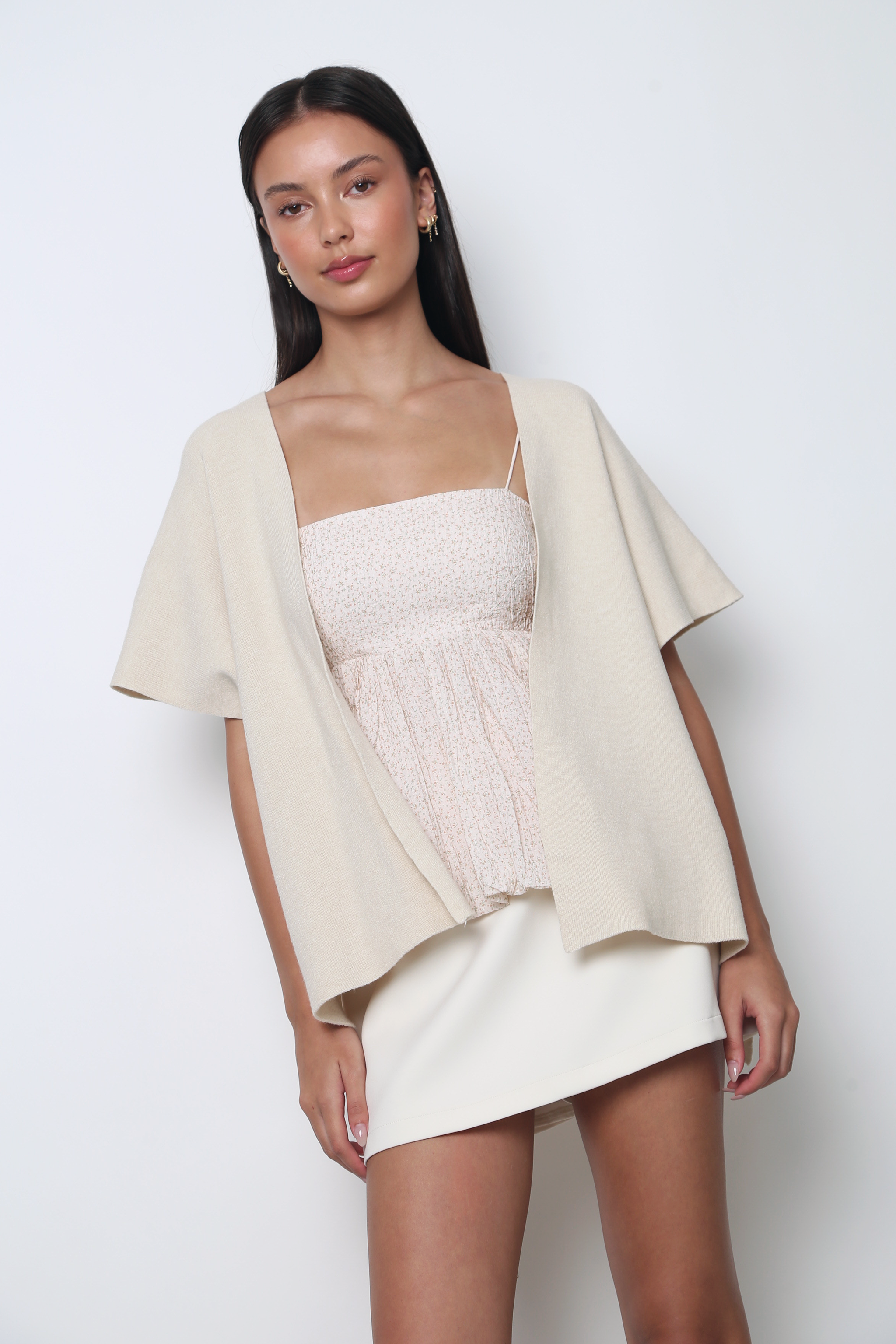Chate V2 Drape Cardigan Cream (Restock)