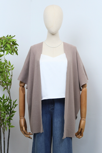 Chate V2 Drape Cardigan Taupe (Backorder)