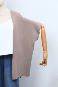Chate V2 Drape Cardigan Taupe (Backorder)