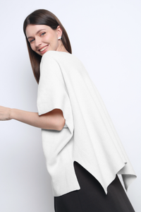 Chate V2 Drape Cardigan White (Restock II)