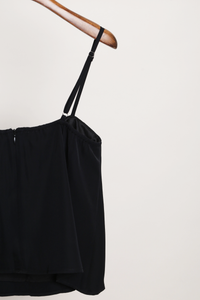Clover Heart Strappy Top Black