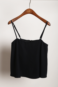 Clover Heart Strappy Top Black