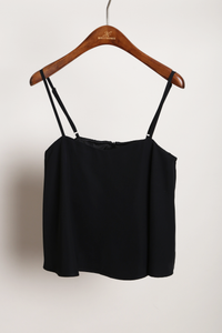 Clover Heart Strappy Top Black