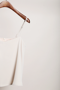 Clover Heart Strappy Top Cream