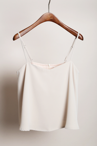 Clover Heart Strappy Top Cream