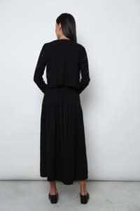 Como Pearl Knit Cardigan Black