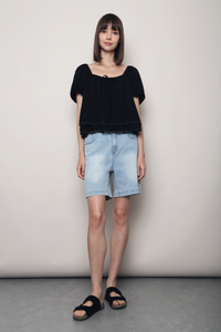Cottage Crush Lace Top Black
